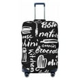 thumbnail image 1 of Wukai Pasta Bacon Elastic Luggage Cover: Personalized Protection for Your Suitcase - Fits 19~29-inch, Washable & Durable Travel Companion-X-Large, 1 of 8