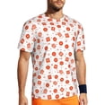 thumbnail image 1 of Wukai Pastry Print Men's Short-Sleeved Mesh T-Shirt,Quick-Dry Short Sleeve Workout T-Shirt-6X-Large, 1 of 8