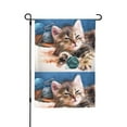 thumbnail image 1 of Wukai Playful Cat Garden Flags Double Sided Welcome Garden Yard House Flags Outside Outdoor House (Only Flag), 1 of 8