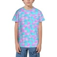 thumbnail image 1 of Wukai Purple Dragon Scales Youth Unisex Short Sleeve T-Shirt for Boys, Girls, Teens, and Kids-X-Small, 1 of 7