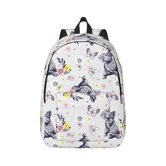 Wukai Rabbit And Butterfly Paper Reusable Cosmetic bag,Travel Toiletry Organizer Capacity,Waterproof Puzzle Bags