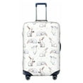 thumbnail image 1 of Wukai Rabbit Eating Elastic Luggage Cover: Personalized Protection for Your Suitcase - Fits 19~29-inch, Washable & Durable Travel Companion-Medium, 1 of 8