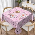 thumbnail image 1 of Wukai Rabbit Face Waterproof Tablecloth for Kitchen Dining, Fits Square Tables for 2-4 Seats -54"x54", 1 of 7