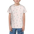 thumbnail image 1 of Wukai Rabbit Youth Unisex Short Sleeve T-Shirt for Boys, Girls, Teens, and Kids-X-Large, 1 of 7