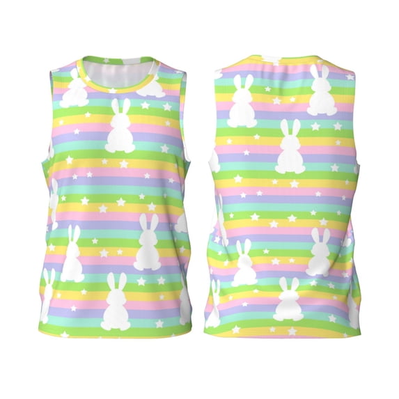 Wukai Rainbow Rabbit Men’s Basketball JerseySmall