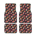 thumbnail image 1 of Wukai Red Rose Flower Print Car Foot Mat Set of 4 Pieces, Anti-Slip Neoprene Auto Floor Mats Carpet, Universal Fit Automotive Floor Foot Mats Set for SUV, Van, Trucks, 1 of 6
