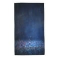 thumbnail image 1 of Wukai Retro Blue Glitter Lightweight, Quick-Drying Microfiber Towels - Soft and Absorbent for Fitness, Sports, Yoga, Travel, Gym - 2 Pack, Dark Grey, 1 of 8