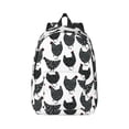 thumbnail image 1 of Wukai Retro Rooster Paper Reusable Cosmetic bag,Travel Toiletry Organizer Capacity,Waterproof Puzzle Bags, 1 of 7