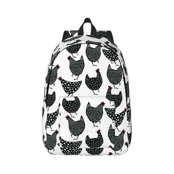 Wukai Retro Rooster Paper Reusable Cosmetic bag,Travel Toiletry Organizer Capacity,Waterproof Puzzle Bags
