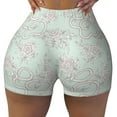 thumbnail image 1 of Wukai Retro Snake Print Pack Biker Shorts for Women Yoga Workout Gym Running Scrunch Active Shorts-XX-Large, 1 of 8