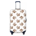 thumbnail image 1 of Wukai Retro Squirrel Elastic Luggage Cover: Personalized Protection for Your Suitcase - Fits 19~29-inch, Washable & Durable Travel Companion-Small, 1 of 8