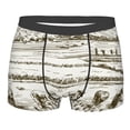 thumbnail image 1 of Wukai Rice Harvest Print Men’s Underwear Breathable Boxer Briefs,&nbsp;Moisture Wicking & Breathable-Large, 1 of 1