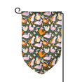thumbnail image 1 of Wukai Roosters and Chicks Print Garden Flag 12.5x18 Inch Double Sided Sun-resistant Rain-resistant, Wrinkle-resistant Colorfast(Only Flag), 1 of 7