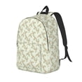 thumbnail image 1 of Wukai Rose (2) Durable Canvas Laptop Backpack,Adjustable Shoulder Straps,Water-Resistant,Large Capacity,Stylish Design, Fits 15-17in Laptops,Unisex for School,Office,Travel-Small, 1 of 5