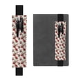 thumbnail image 1 of Wukai Rose Flowers Adjustable Elastic Band Leather Pen Holder,Pencil Holder,Pen Sleeve Pouch for Notebooks,Planners,and Books, 1 of 6