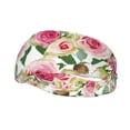 thumbnail image 1 of Wukai Rose Flowers Sports sweatband,Men & Women Sweatband Headband for Running, Cross Training, Racquetball, Working Out, 1 of 7