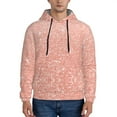 thumbnail image 1 of Wukai Rose Gold Glitter Print Men Hoodies Fleece Sweatshirts Long Sleeve Sweaters Pullover Fall Outfits Winter Clothes-XX-Large, 1 of 7