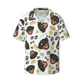 thumbnail image 1 of Wukai Rottweiler Men's Casual Short-Sleeve Button Down Shirt - Lightweight Summer Dress Shirt for Daily Wear-Small, 1 of 7