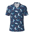 thumbnail image 1 of Wukai Sea Sharks Men’s Polo Shirts,Quick-Dry Athletic Shirt,Classic Fit Shirts-X-Large, 1 of 8