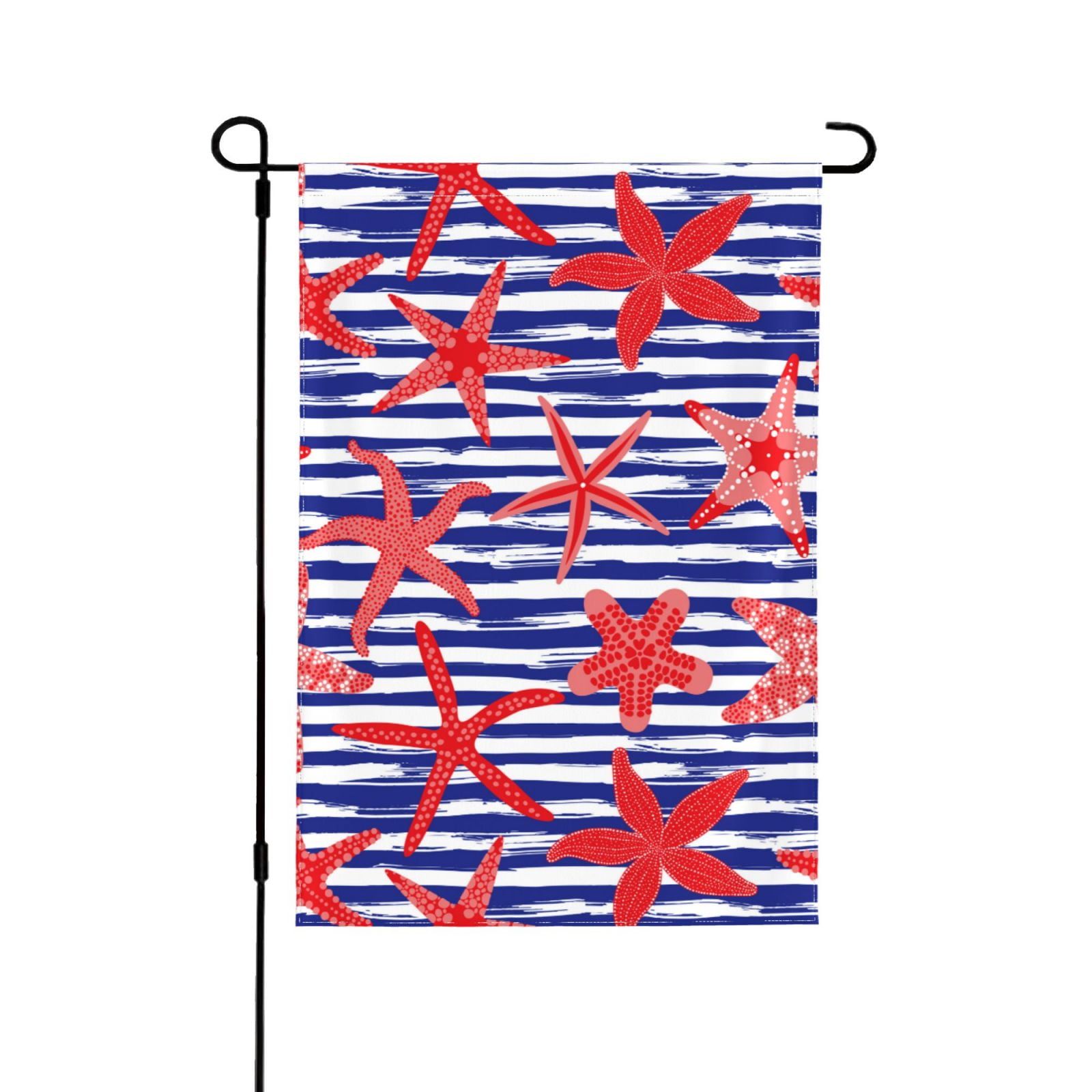 Wukai Sea Stars Garden Flags Double Sided Welcome Garden Yard House ...