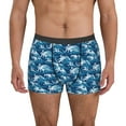 thumbnail image 1 of Wukai Sea Water Wave Print Men’s Underwear Breathable Boxer Brief for Men,&nbsp;Moisture Wicking & Breathable-XX-Large, 1 of 5