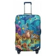 thumbnail image 1 of Wukai Sea World Elastic Luggage Cover: Personalized Protection for Your Suitcase - Fits 19~29-inch, Washable & Durable Travel Companion-Large, 1 of 8