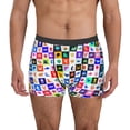 thumbnail image 1 of Wukai Sea animals Collage Print Men’s Underwear Breathable Boxer Briefs,&nbsp;Moisture Wicking & Breathable-Medium, 1 of 5