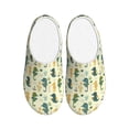 thumbnail image 1 of Wukai Seahorse Print Women's Indoor Bedroom Slipper Slip On Shoes, Unisex House Shoes with Anti-Skid Sole for Men, Gift for Women Men-8, 1 of 7