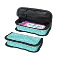 thumbnail image 1 of Wukai Seashell And Starfish Print Big Capacity Pencil Case, Upgraded Canvas Pencil Pouch Large Pencil Bag Organizer,Aesthetic Supply, 1 of 6