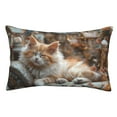 thumbnail image 1 of Wukai Serene Kitten Kingdom Elastic Luggage Cover,luggage covers for suitcase tsa approved,Fits 19-29-inch-14"x20", 1 of 6