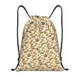thumbnail image 1 of Wukai Set With Peanut Drawstring Backpack Bag Sport Gym Sackpack Large Size String Backpack Cinch for Women Men-Medium, 1 of 6