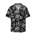 thumbnail image 1 of Wukai Snake Men's Casual Short-Sleeve Button Down Shirt - Lightweight Summer Dress Shirt for Daily Wear-, 1 of 1