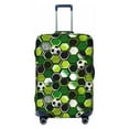 thumbnail image 1 of Wukai Soccer1 Elastic Luggage Cover: Personalized Protection for Your Suitcase - Fits 19~29-inch, Washable & Durable Travel Companion-Small, 1 of 8