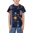 thumbnail image 1 of Wukai Solar System Youth Unisex Short Sleeve T-Shirt for Boys, Girls, Teens, and Kids-X-Small, 1 of 7