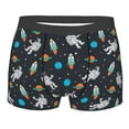 thumbnail image 1 of Wukai Space Print Men’s Underwear Breathable Boxer Briefs,&nbsp;Moisture Wicking & Breathable-X-Large, 1 of 7