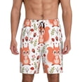 thumbnail image 1 of Wukai Squirrel And Men’s Short Pajama Pants With Pockets Soft Sleep Pj Shorts for Men-Medium, 1 of 6