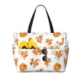 thumbnail image 1 of Wukai Squirrel Playing Print Zipper Bag,large Beach Tote Bag,Waterproof Sandproof Bag,Grocery and Picnic Tote Travel Bag, 1 of 5