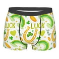 thumbnail image 1 of Wukai St Patrick's Day1 Print Men’s Underwear Breathable Boxer Briefs,&nbsp;Moisture Wicking & Breathable-Large, 1 of 7