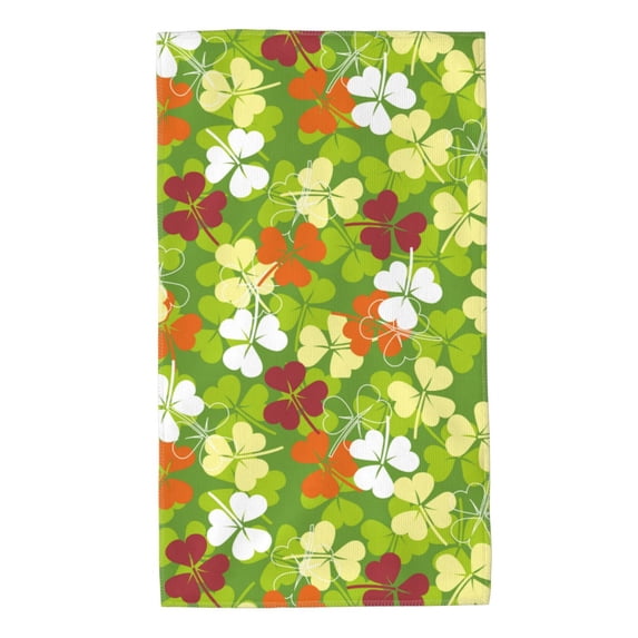 Wukai St. Patrick's Day3 Lightweight, Quick-Drying Microfiber Towels - Soft and Absorbent for Fitness, Sports, Yoga, Travel, Gym - 2 Pack, Dark Grey