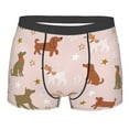 thumbnail image 1 of Wukai Star Cute Dog Print Men’s Underwear Breathable Boxer Briefs,&nbsp;Moisture Wicking & Breathable-XX-Large, 1 of 7