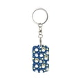 thumbnail image 1 of Wukai Star Penguin Print Rectangular Metal Keychain: Sleek and Durable Key Ring for Securely Holding Keys Perfect for Everyday Use, 1 of 5