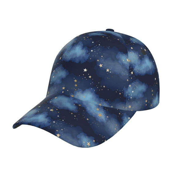 Wukai Starry Sky Baseball Cap: Comfortable, Stylish, and Adjustable Hat for Sports, Daily Wear, and Outdoor Activities-One Size