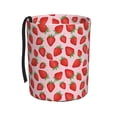 thumbnail image 1 of Wukai Strawberries Print Car Trash Can - Easy to Clean Hanging Garbage Bin - Removable Liner - Leak-Car Garbage Can - Waterproof Trash Can for Car and SUV, 1 of 7