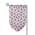 thumbnail image 1 of Wukai Strawberries Print Garden Flag 12.5x18 Inch Double Sided Sun-resistant Rain-resistant, Wrinkle-resistant Colorfast(Only Flag), 1 of 1