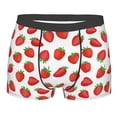 thumbnail image 1 of Wukai Strawberries Print Men’s Underwear Breathable Boxer Briefs,&nbsp;Moisture Wicking & Breathable-XX-Large, 1 of 7