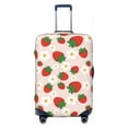 thumbnail image 1 of Wukai Strawberry Floral Elastic Luggage Cover: Personalized Protection for Your Suitcase - Fits 19~29-inch, Washable & Durable Travel Companion-Large, 1 of 8