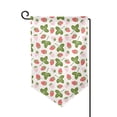 thumbnail image 1 of Wukai Strawberry Floral Print Garden Flag 12.5x18 Inch Double Sided Sun-resistant Rain-resistant, Wrinkle-resistant Colorfast(Only Flag), 1 of 7