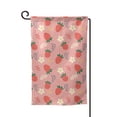 thumbnail image 1 of Wukai Strawberry Floral Print Garden Flag 12.5x18 Inch Double Sided Sun-resistant Rain-resistant, Wrinkle-resistant Colorfast(Only Flag), 1 of 1