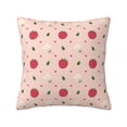 thumbnail image 1 of Wukai Strawberry Premium Polyester Fleece Pillow Covers with Hidden Zipper Closure,Luxuriously Soft and Durable-12"x12", 1 of 7