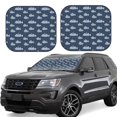thumbnail image 1 of Wukai Submarine With Periscope Print Windshield Sun Shade, Car Front Window Shades Sunshade Cover Sun Visor Shield Block Automotive Interior Protector Blocks UV Rays-Medium, 1 of 6